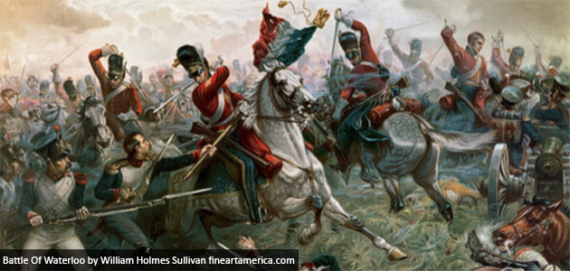 Battle Of Waterloo by William Holmes Sullivan fineartamerica.com
